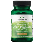 Swanson Dr. Langer's 16-Strain Probiotic with Prebiotic FOS - 30 Capsules