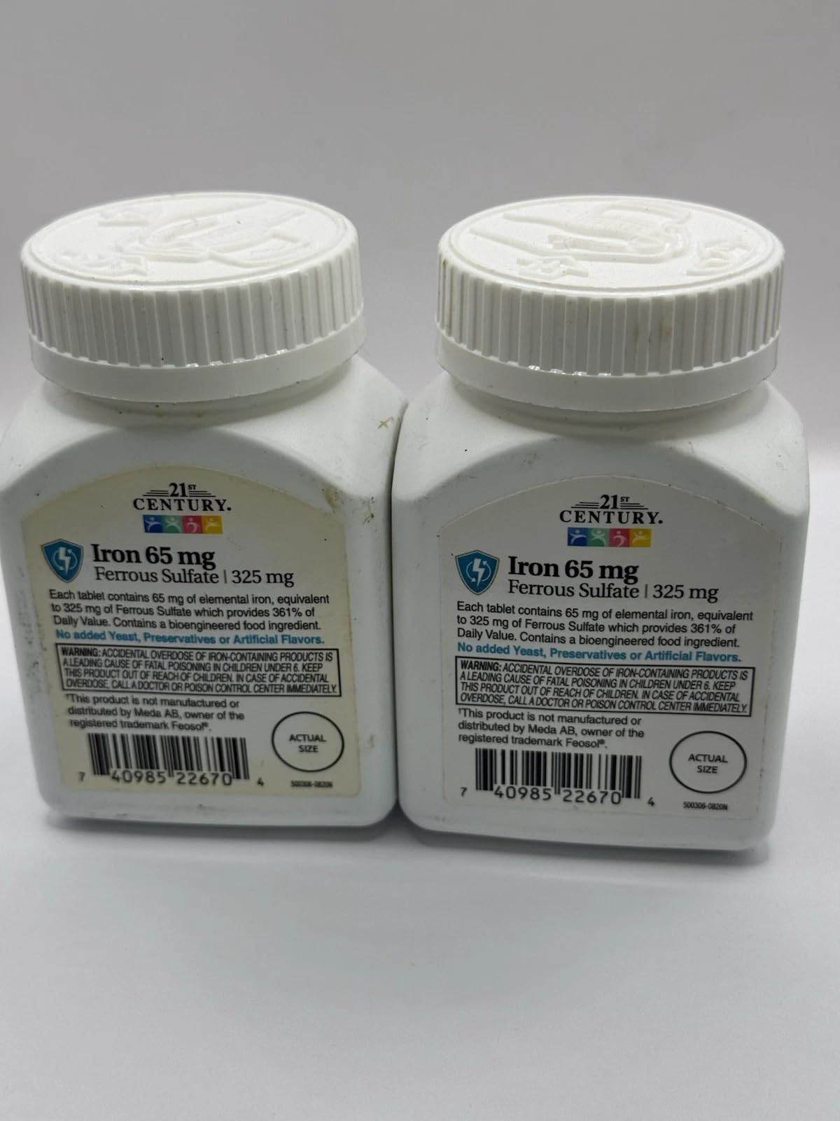 21st Century Iron 65 mg - 600 Tablets - image 4