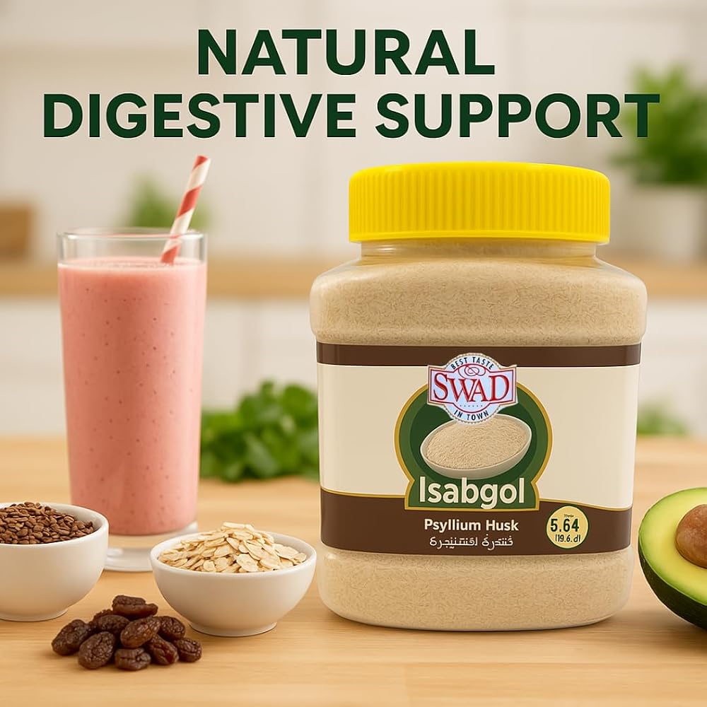 Swad Isabgol Psyllium Husk Flakes for Digestive Health - 200g - image 4