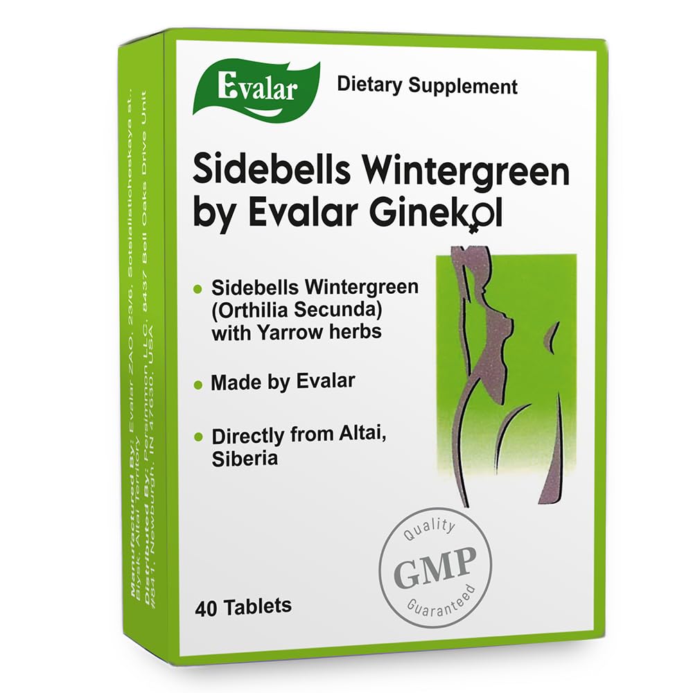 Evalar Orthilia Secunda Sidebells Wintergreen Yarrow Herb - 40 Tablets
