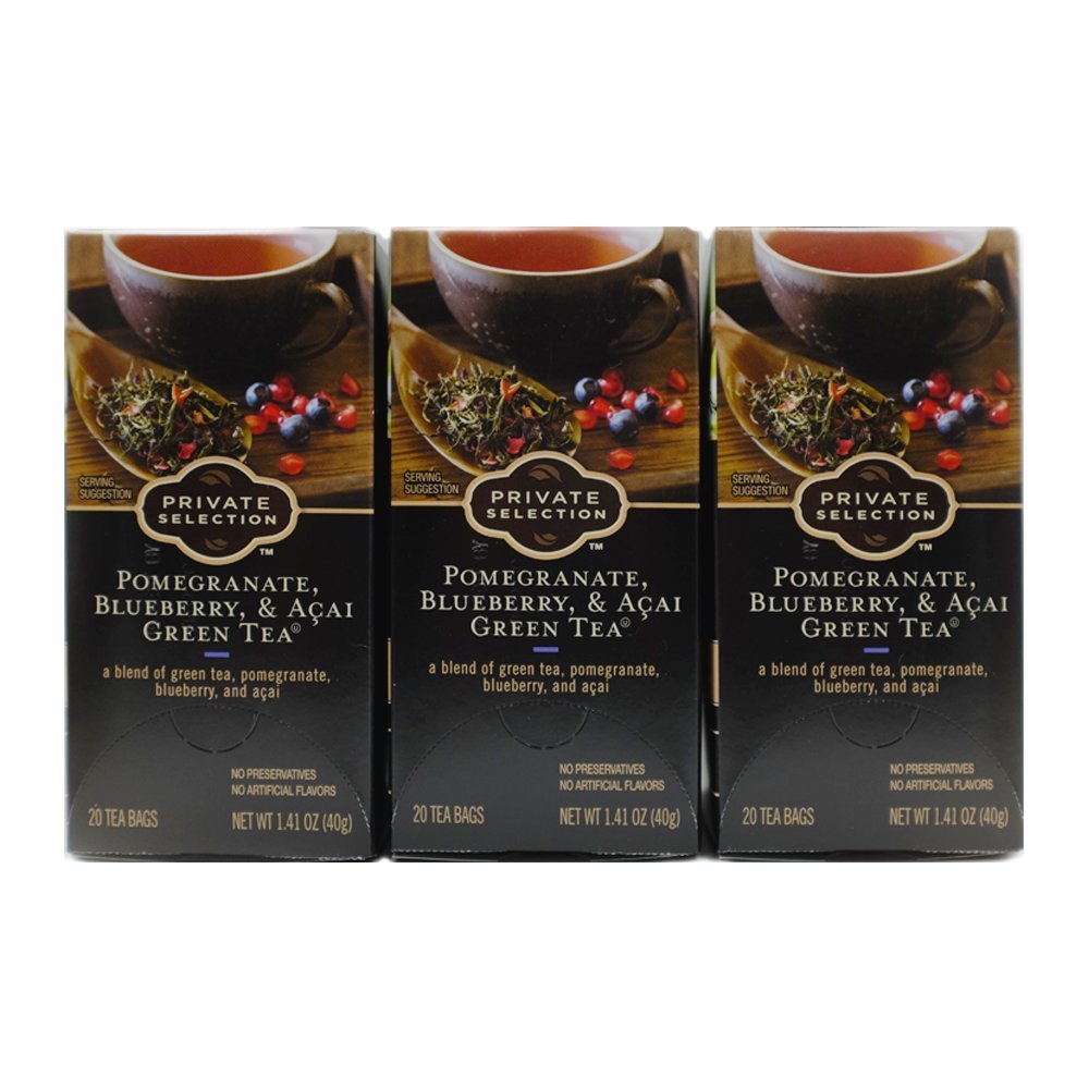 Private Selection Pomegranate, Blueberry & Acai Green Tea - 60 Teabags