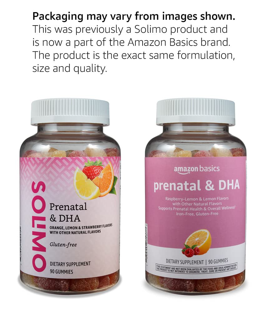 Amazon Basics Prenatal & DHA Gummy - 90 Count - image 4