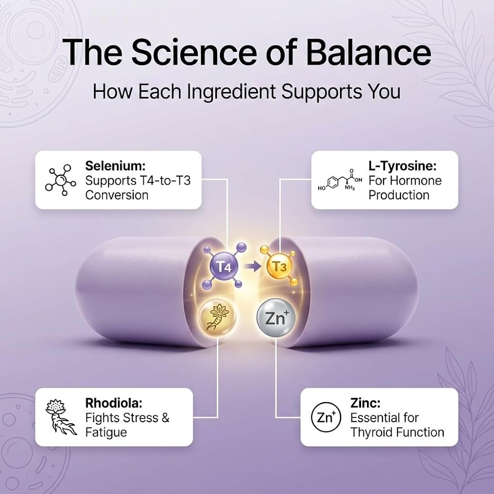 BOND Thyroid Complex Supplement with Selenium & L-Tyrosine - 60 Capsules - image 5