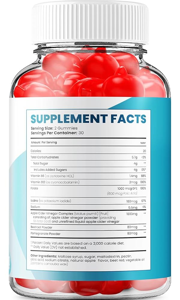 Indelo Fuel Smart ACV Gummies with Vitamin B12 - 120 Gummies - image 2