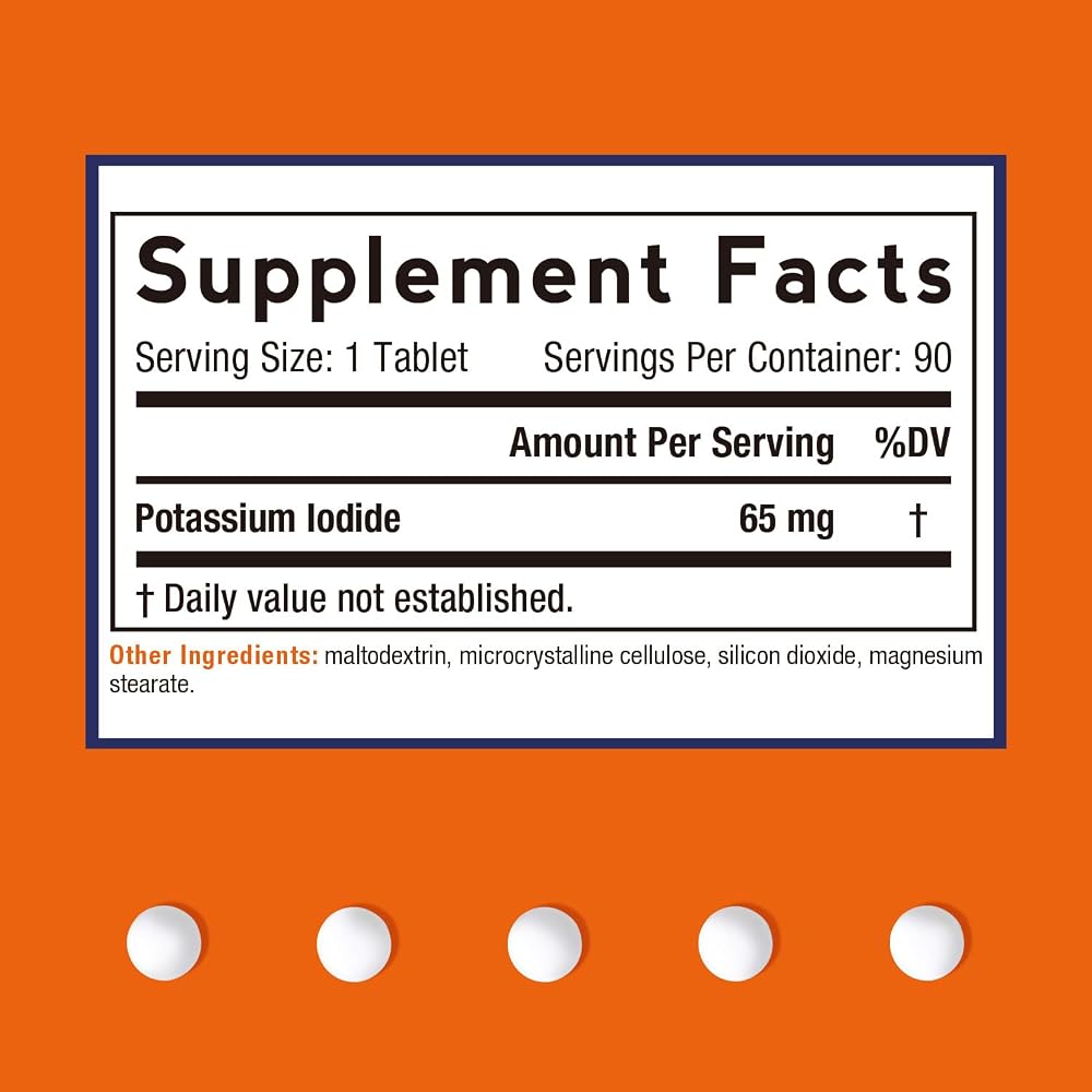 Doctor's Recipes Potassium Iodide 65 mg - 90 Tablets - image 2