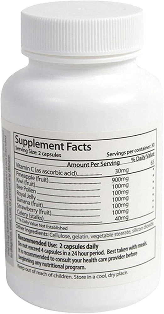 Semenhance Men's Vitality Formula with Pineapple & Vitamin C - 60 Capsules - image 2