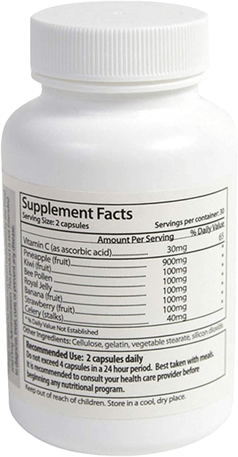 Semenhance Men's Vitality Formula with Pineapple & Vitamin C - 60 Capsules - image 2