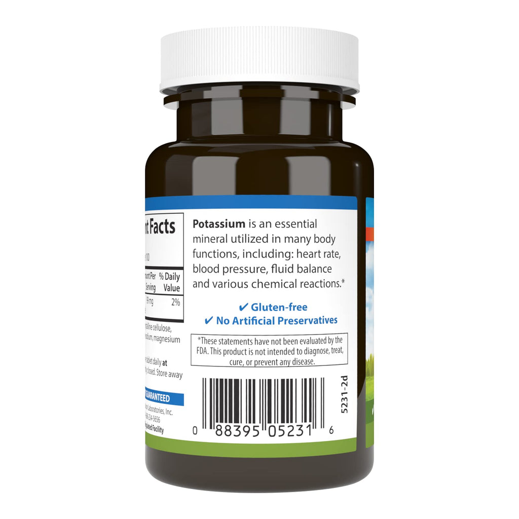 Carlson Potassium 99 mg Nerve Health - 100 Tablets - image 3