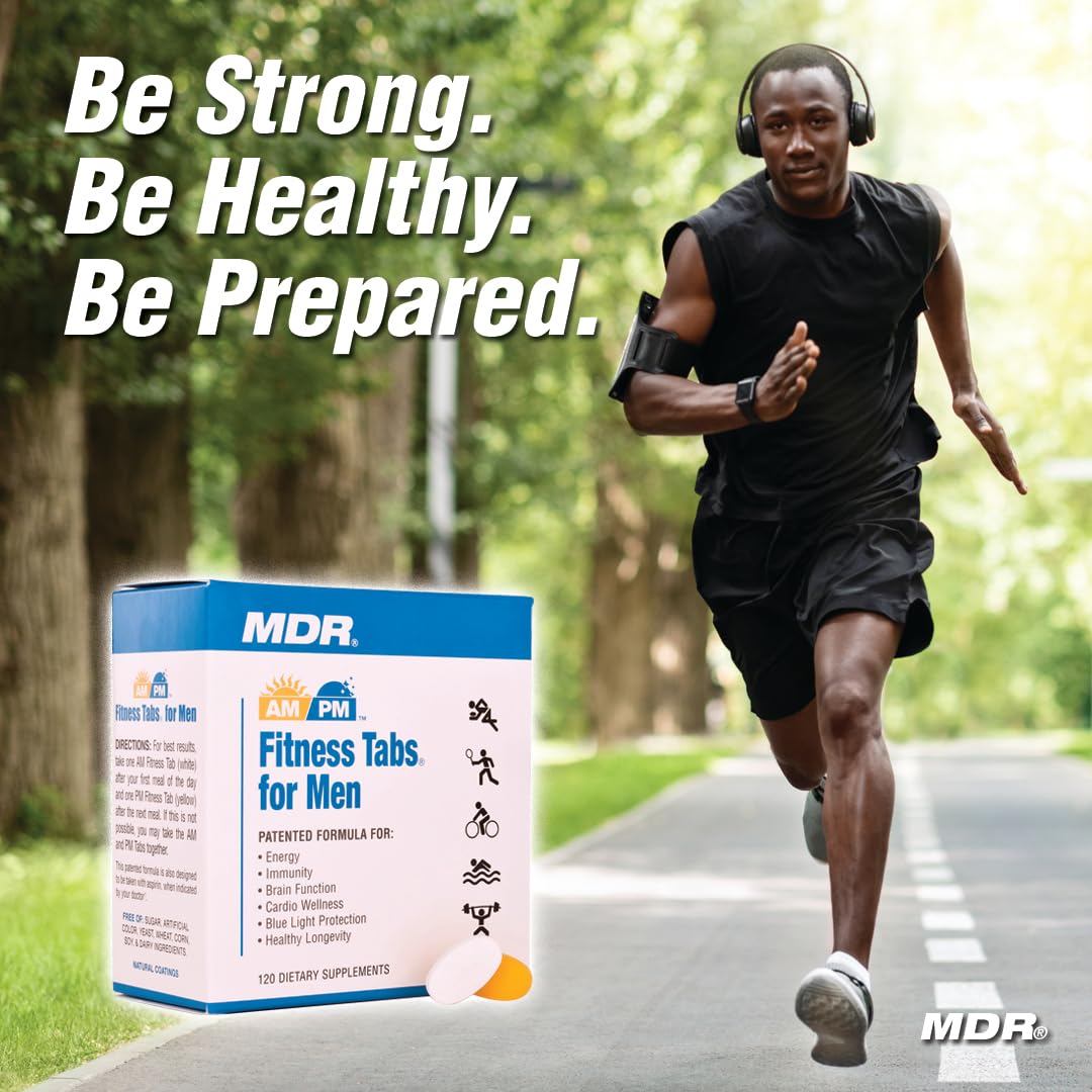 MDR Fitness Tabs AM/PM Multivitamin for Men - 120 Tablets - image 4