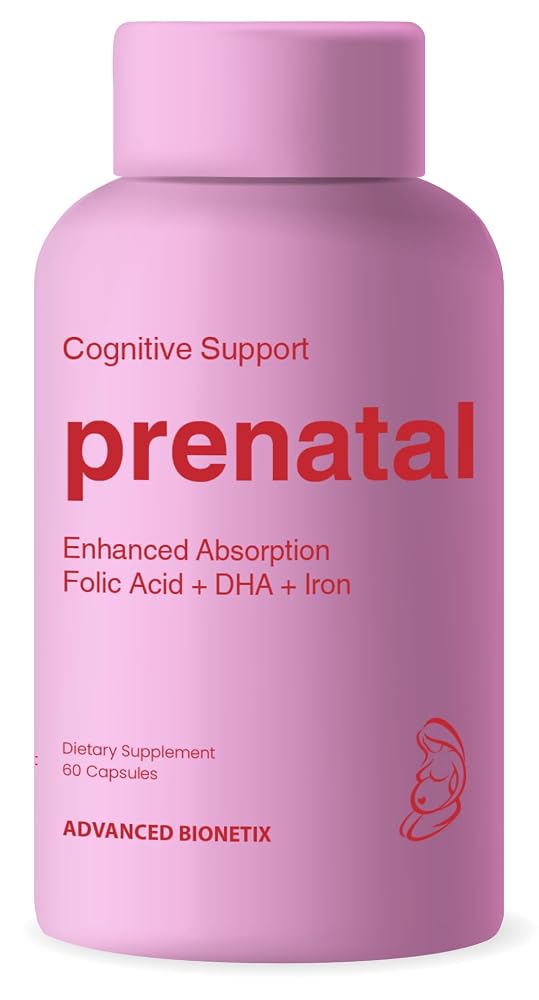 Advanced Bionetix Prenatal Multivitamin with Methylated Folate & DHA