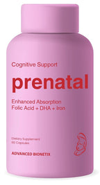 Advanced Bionetix Prenatal Multivitamin with Methylated Folate & DHA