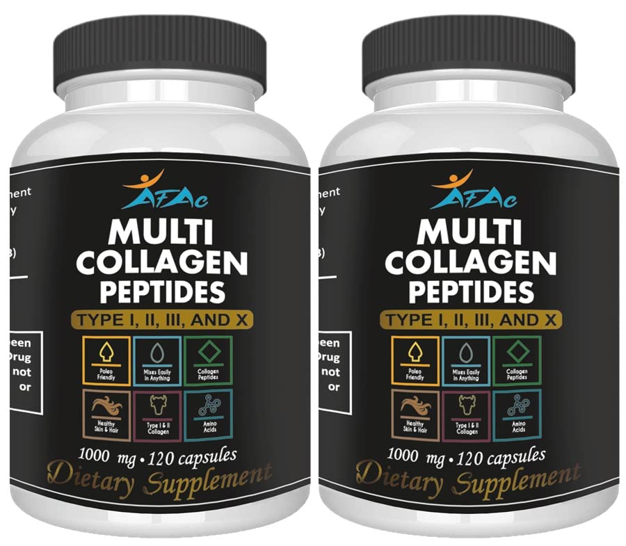 VITAMISAN Multi Collagen Plus Pills Types I-X - 240 Capsules