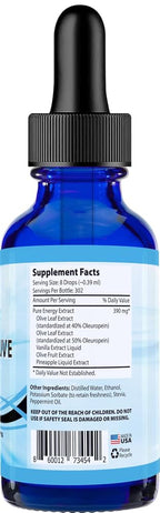 Absonutrix Vanilla Pine Olive Leaf Liquid Extract 390 mg - 4 FL OZ - image 8