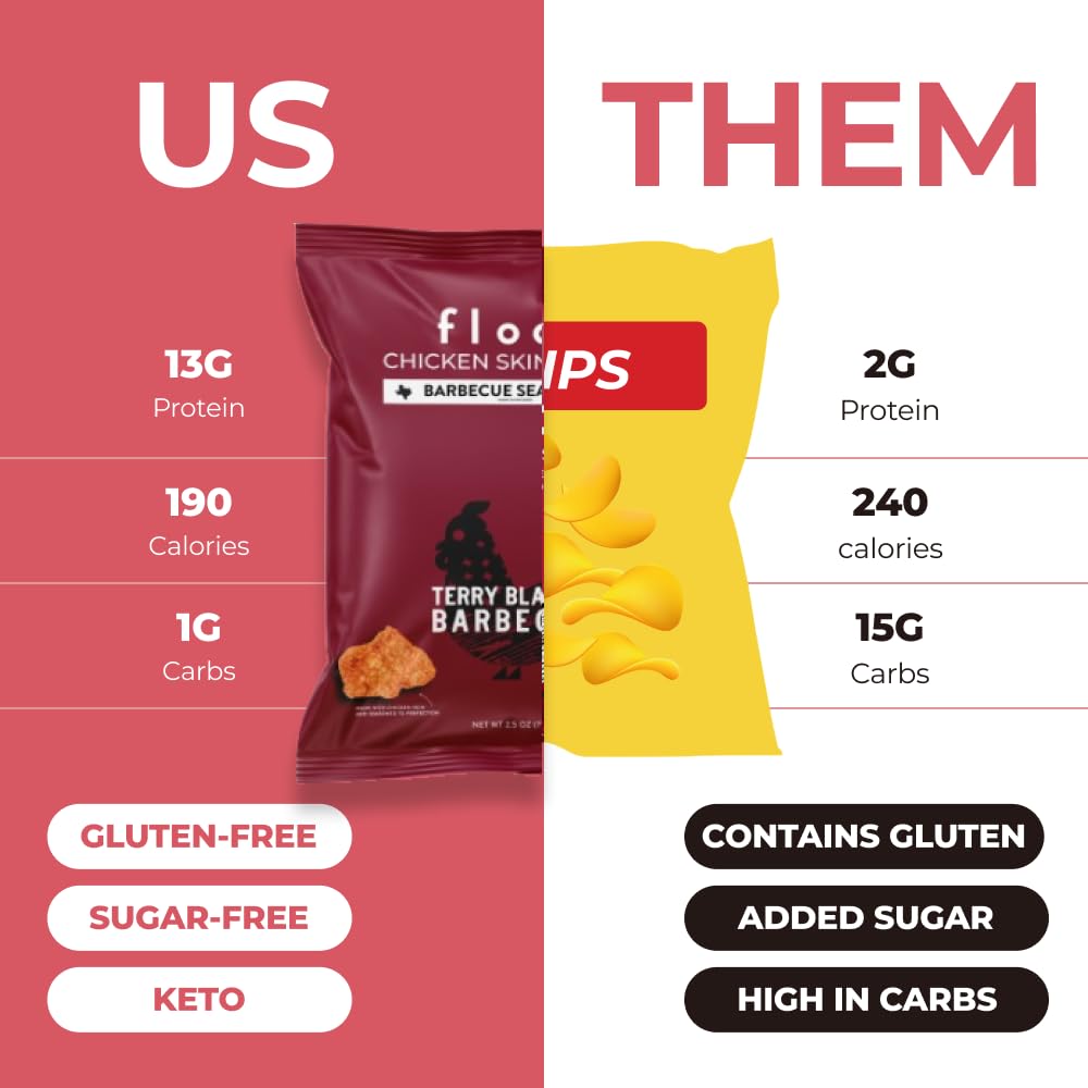 Flock Keto Chicken Skin Chips Variety Pack - 4 x 2.5oz - image 2