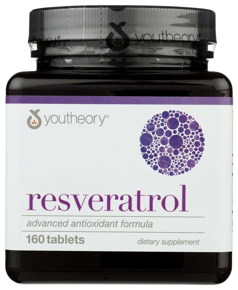Youtheory Resveratrol Advanced - 160 Tablets