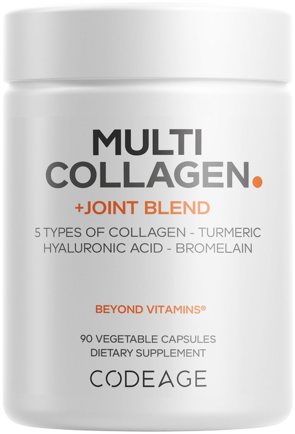 Codeage Multi Collagen Joint Blend with Hyaluronic Acid - 90 Capsules