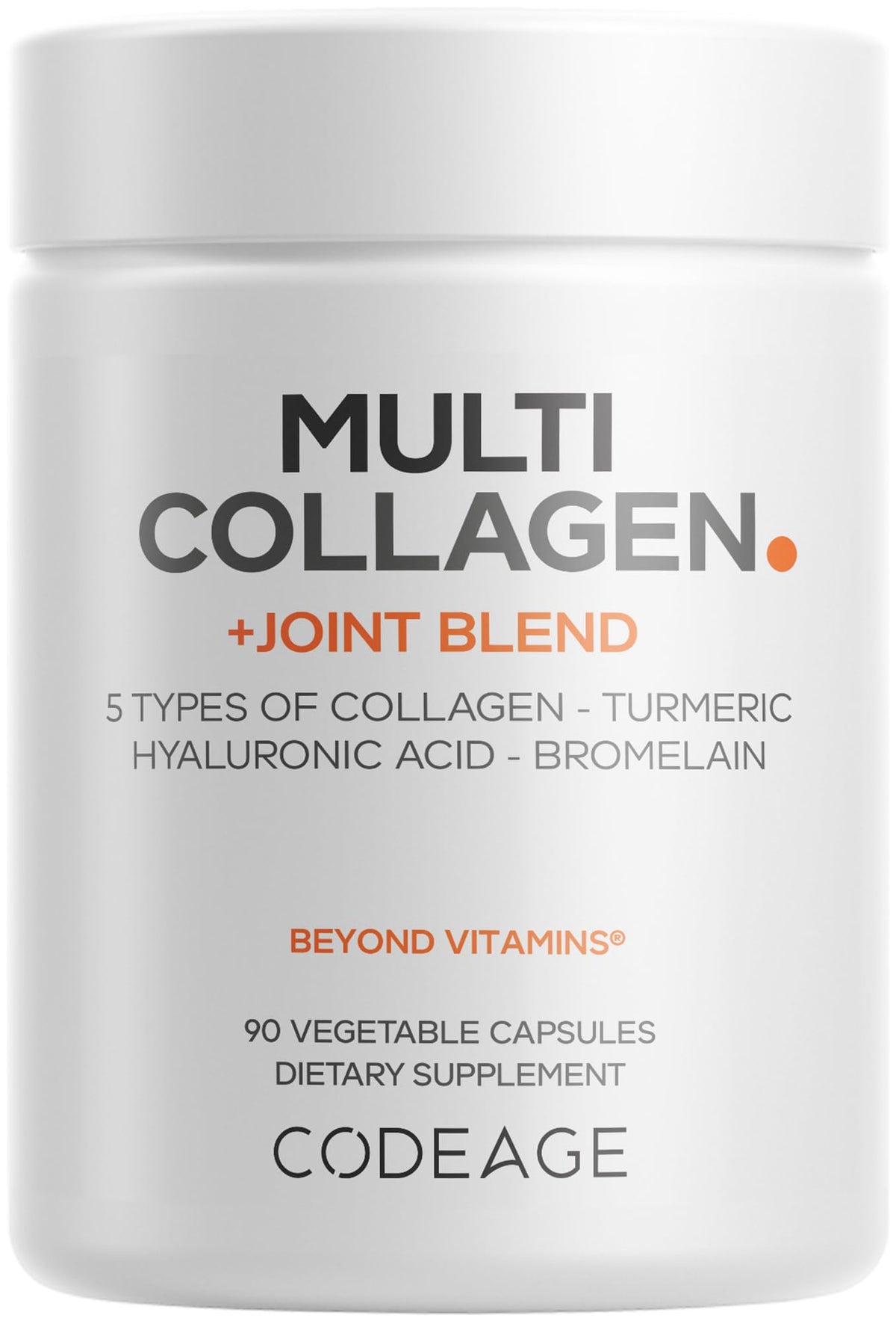 Codeage Multi Collagen Joint Blend with Hyaluronic Acid - 90 Capsules