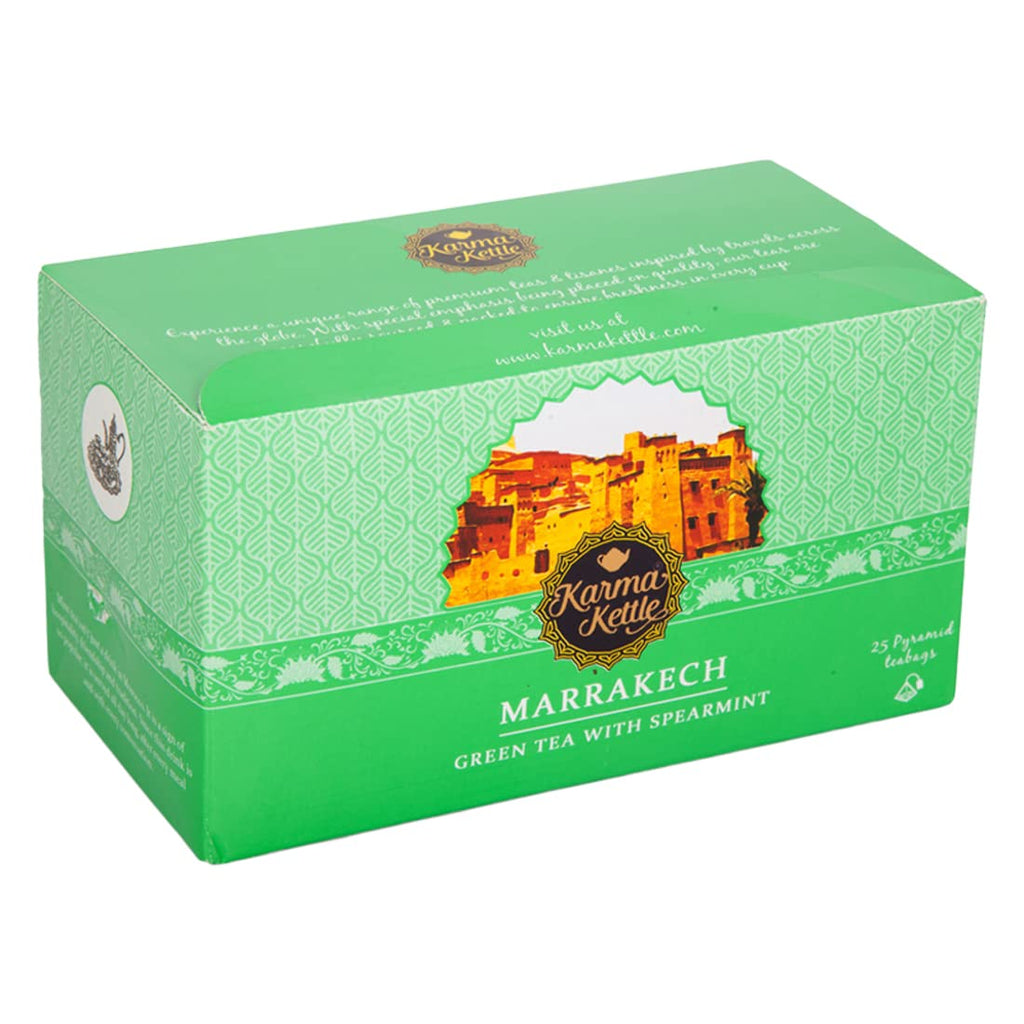 Karma Kettle Marrakech Moroccan Mint Green Tea - 25 Teabags