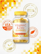Carlyle Vitamin C and Zinc Gummies Immune Support - 70 Count - image 5