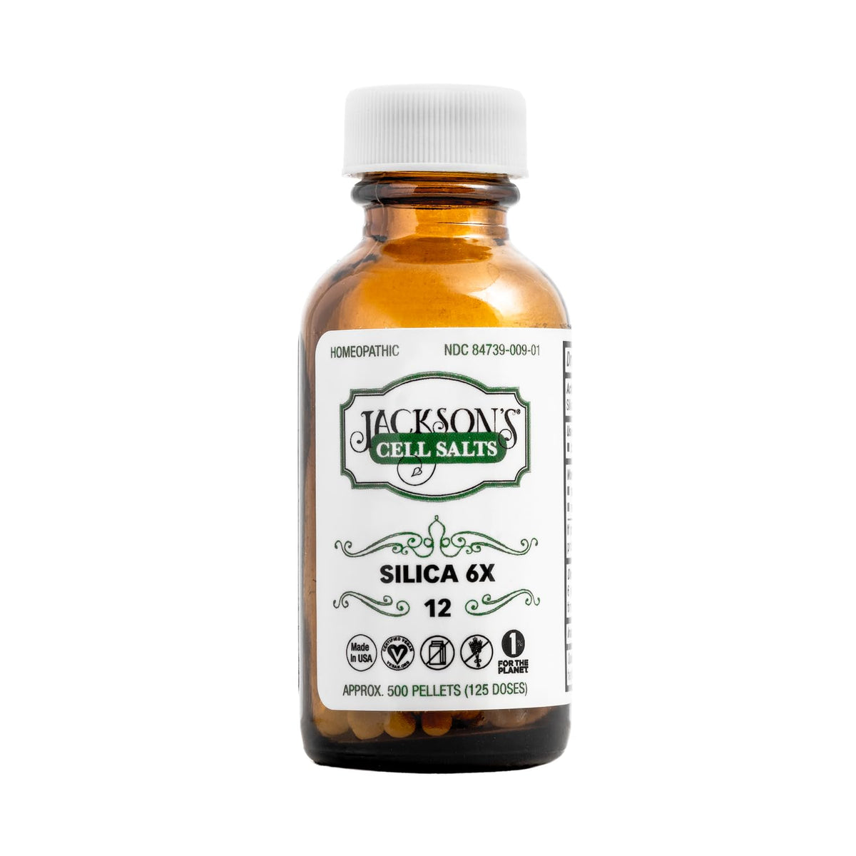 Jackson's Silica 6X Homeopathic Cell Salt - 500 Pellets