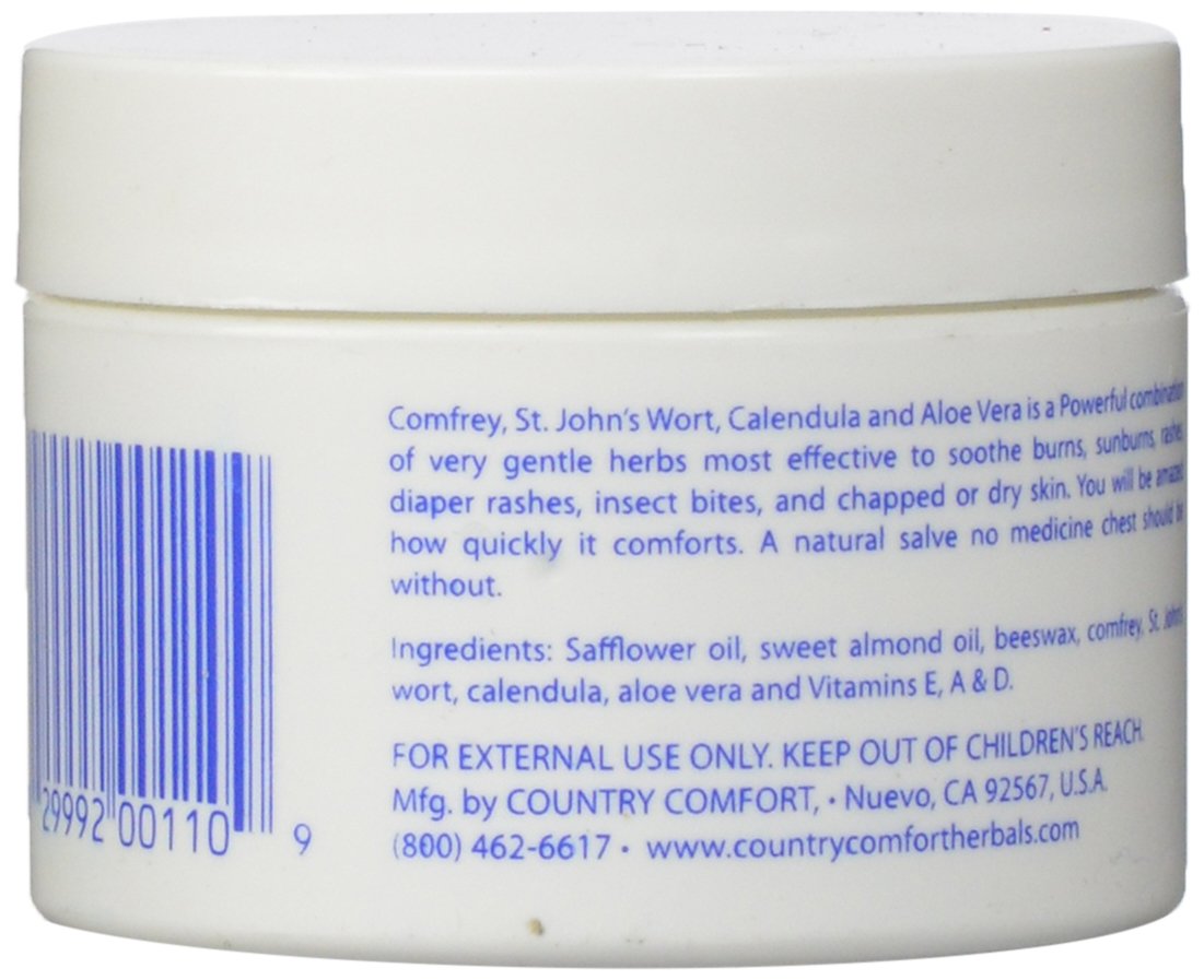Country Comfort Herbal Savvy Comfrey Aloe Vera, 2 Ounce