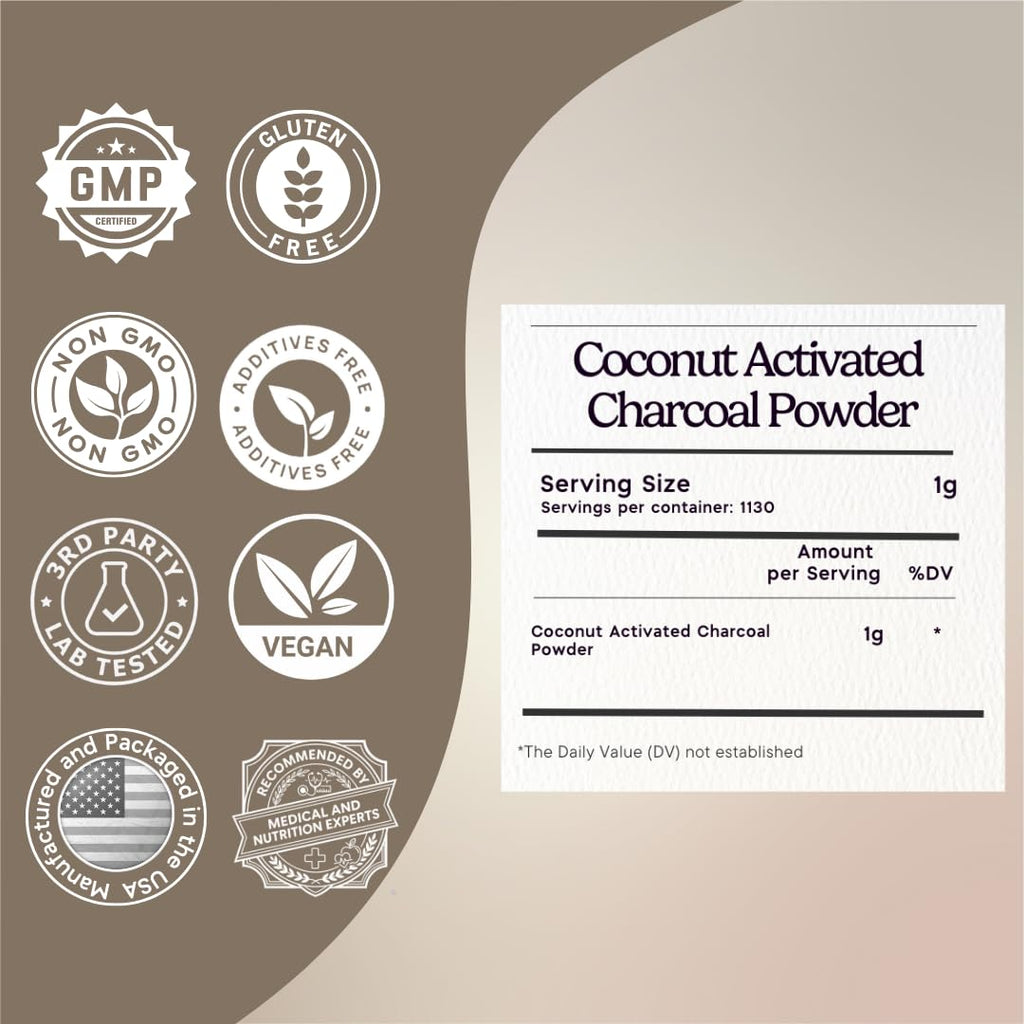 Zen Principle Coconut Activated Charcoal Powder - 40 oz - image 2