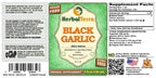 Herbal Terra LLC Black Garlic (Allium Sativum) Dried Bulb Powder