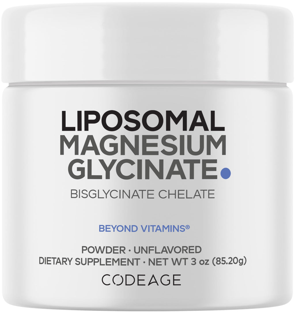 Codeage Liposomal Magnesium Glycinate Powder - 3oz