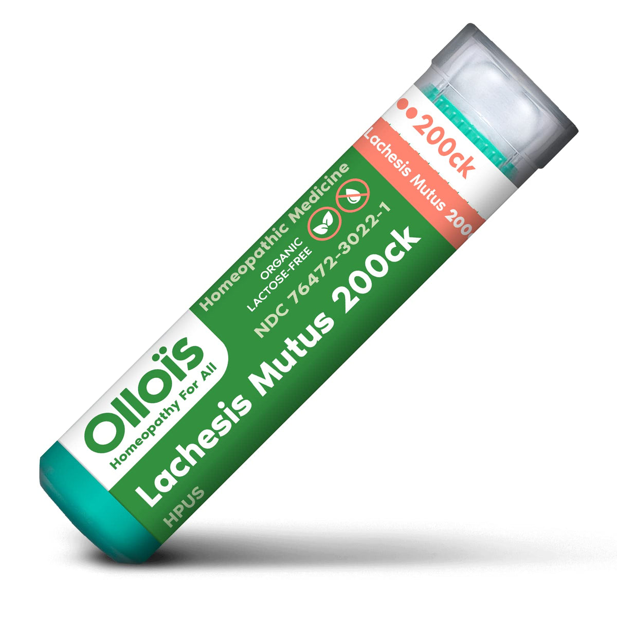 OLLOÏS Lachesis Mutus 200ck Homeopathic Medicine - 80 Pellets