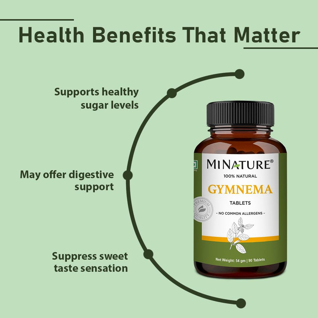 minature mi Nature Gymnema Sylvestre 1000 mg - 90 Tablets - image 4