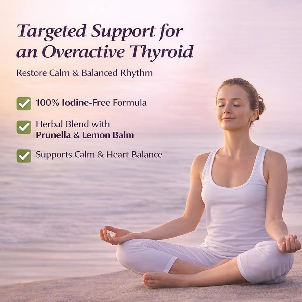 LIG Health Care Thyroid Soothe Capsules for Overactive Thyroid - 60 Capsules - image 4