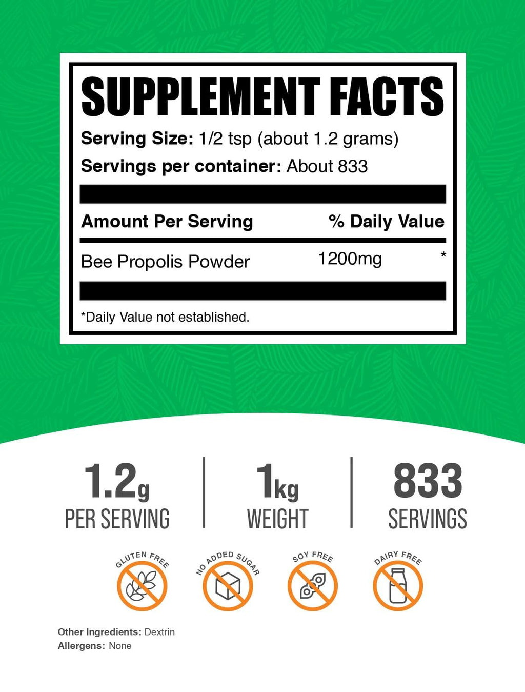 BulkSupplements.com Bee Propolis Powder