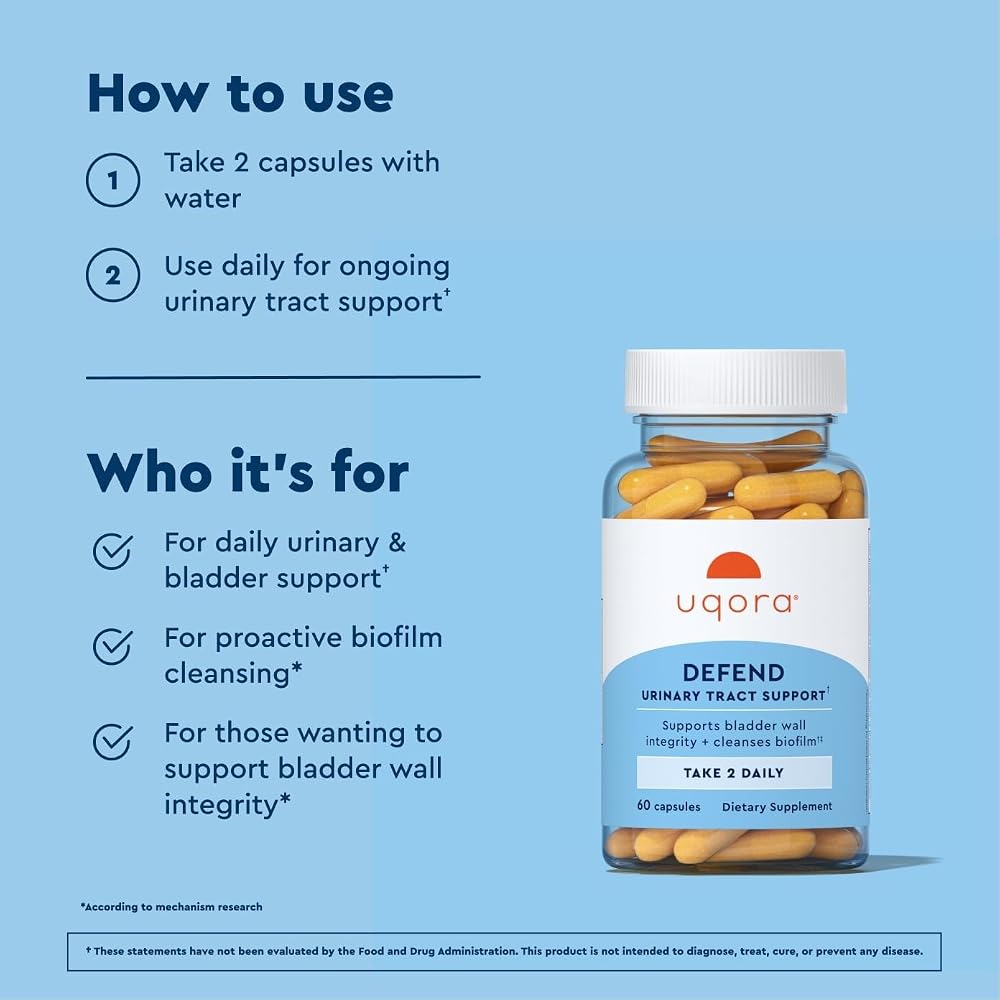 Uqora Defend - Urinary Tract Health Supplement - Support Bladder