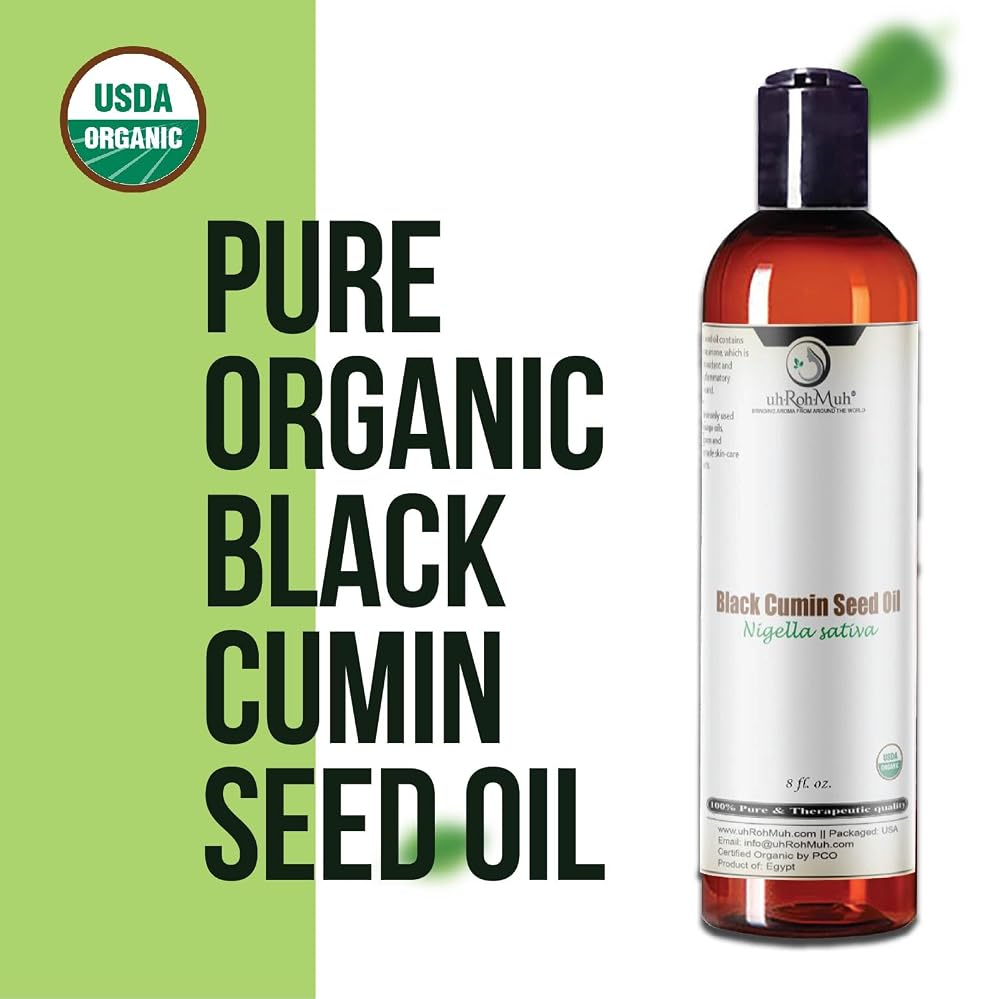 uhRohMuh Premium USDA Organic Black Cumin Seed Oil - image 2