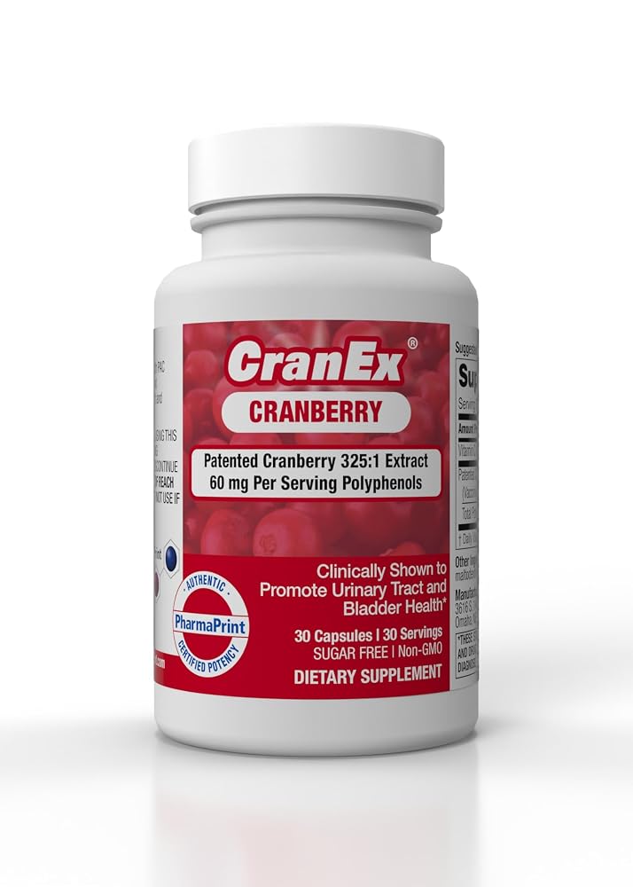 PharmaPrint CranEx 325:1 Cranberry Extract Capsules - 30 Count