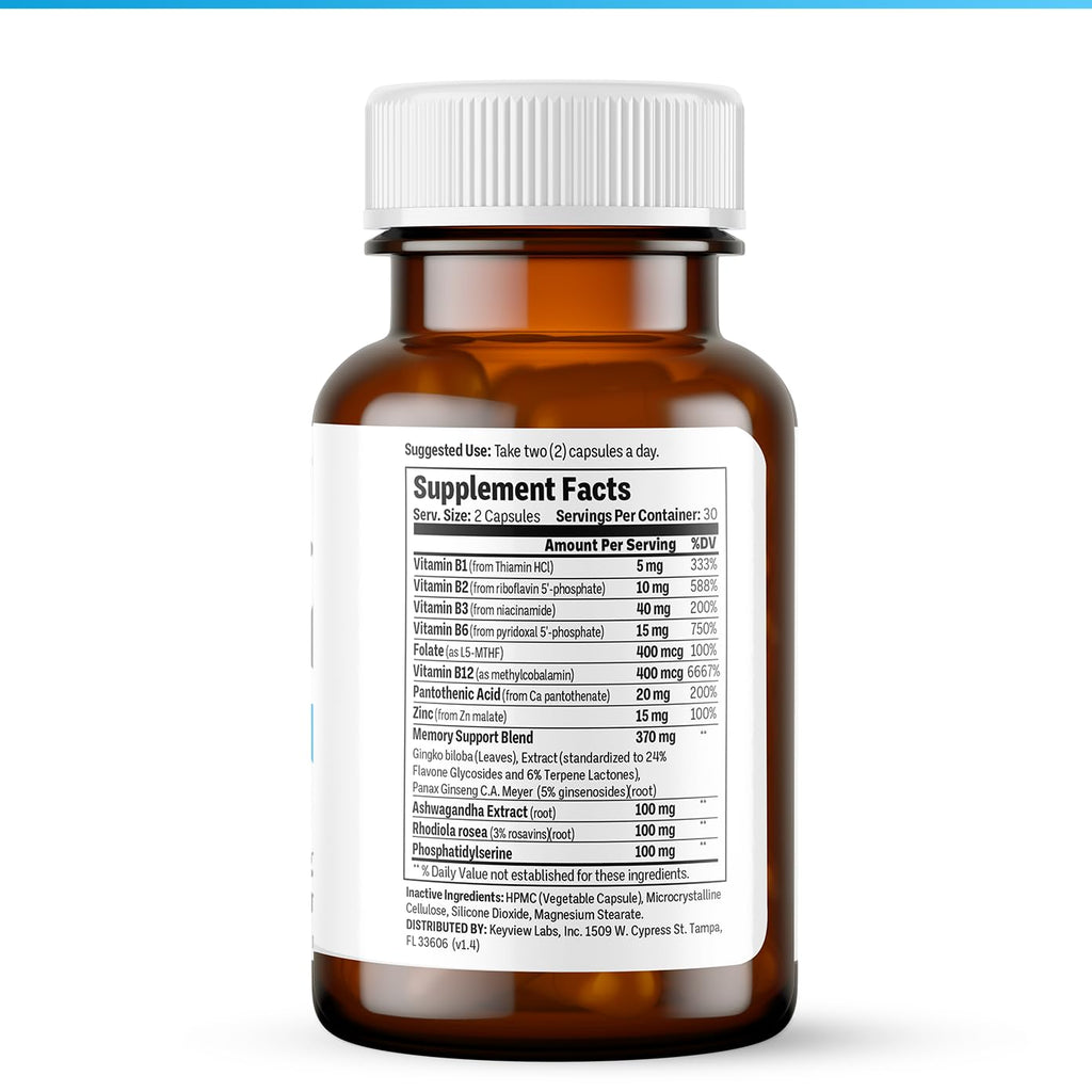 Procera Advanced Brain Fast Acting Memory Support - 60 Capsules - image 3