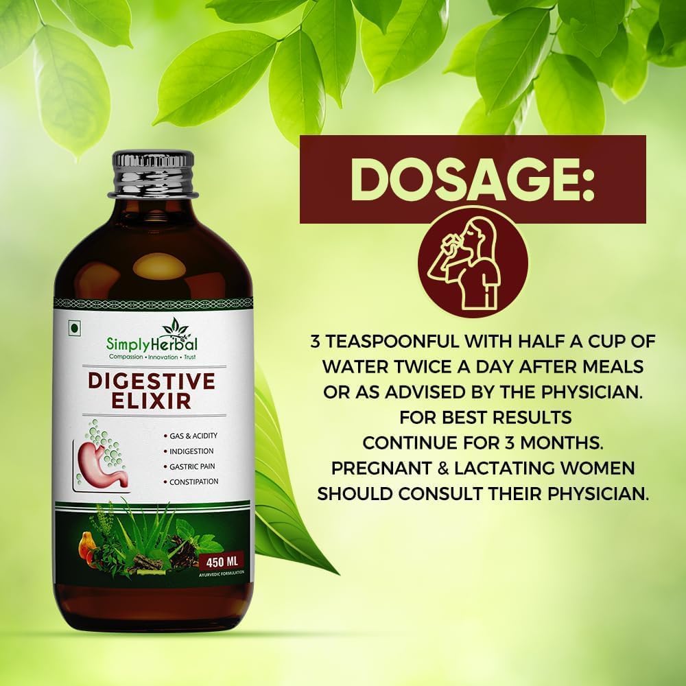 Generic Senta Ayurvedic Digestive Elixir Syrup with 37 Herbs - 450 ml - image 4