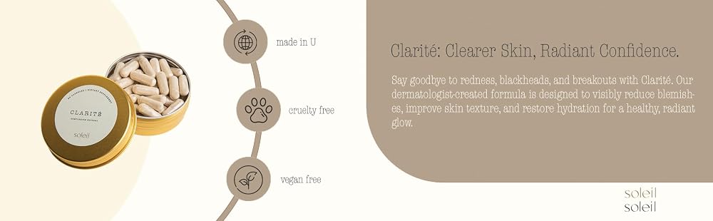 Soleil Derm Clarité Complexion Supplement - 60 Capsules - image 3