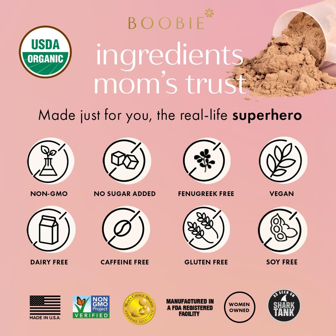 Boobie Body Organic Superfood Pregnancy and Postpartum Plant-Based