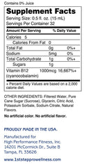 1st Step Liquid B-12 Tropical Blast for Energy - 16 Fl Oz - image 4