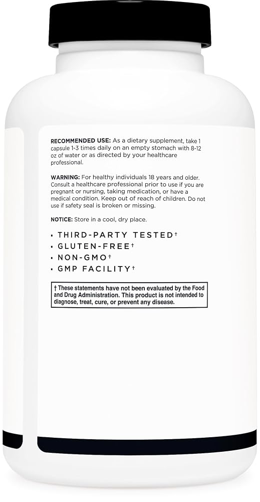 Primal L-Glutamine 800mg - 180 Capsules - image 3
