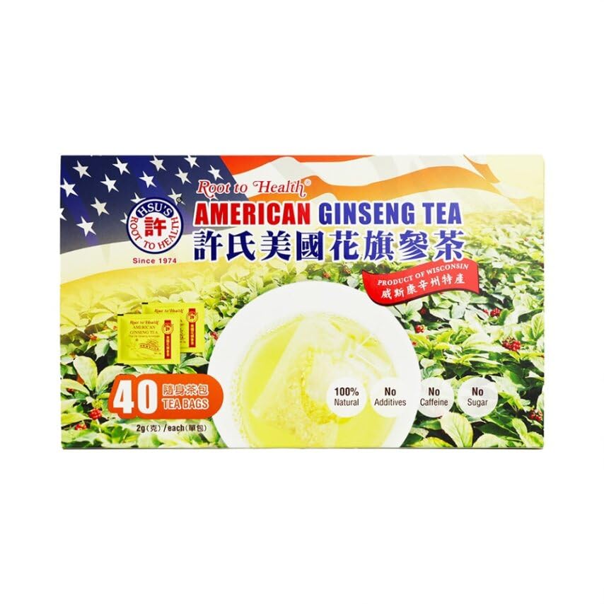 Hsu's American Ginseng Tea Bags