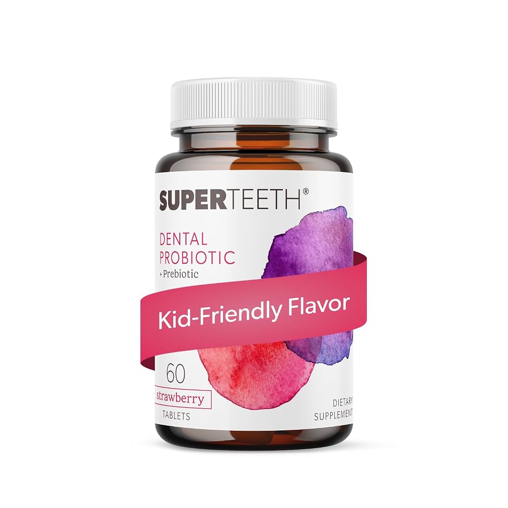 SUPER TEETH SuperTeeth Oral Probiotics for Mouth Bad Breath & Cavities
