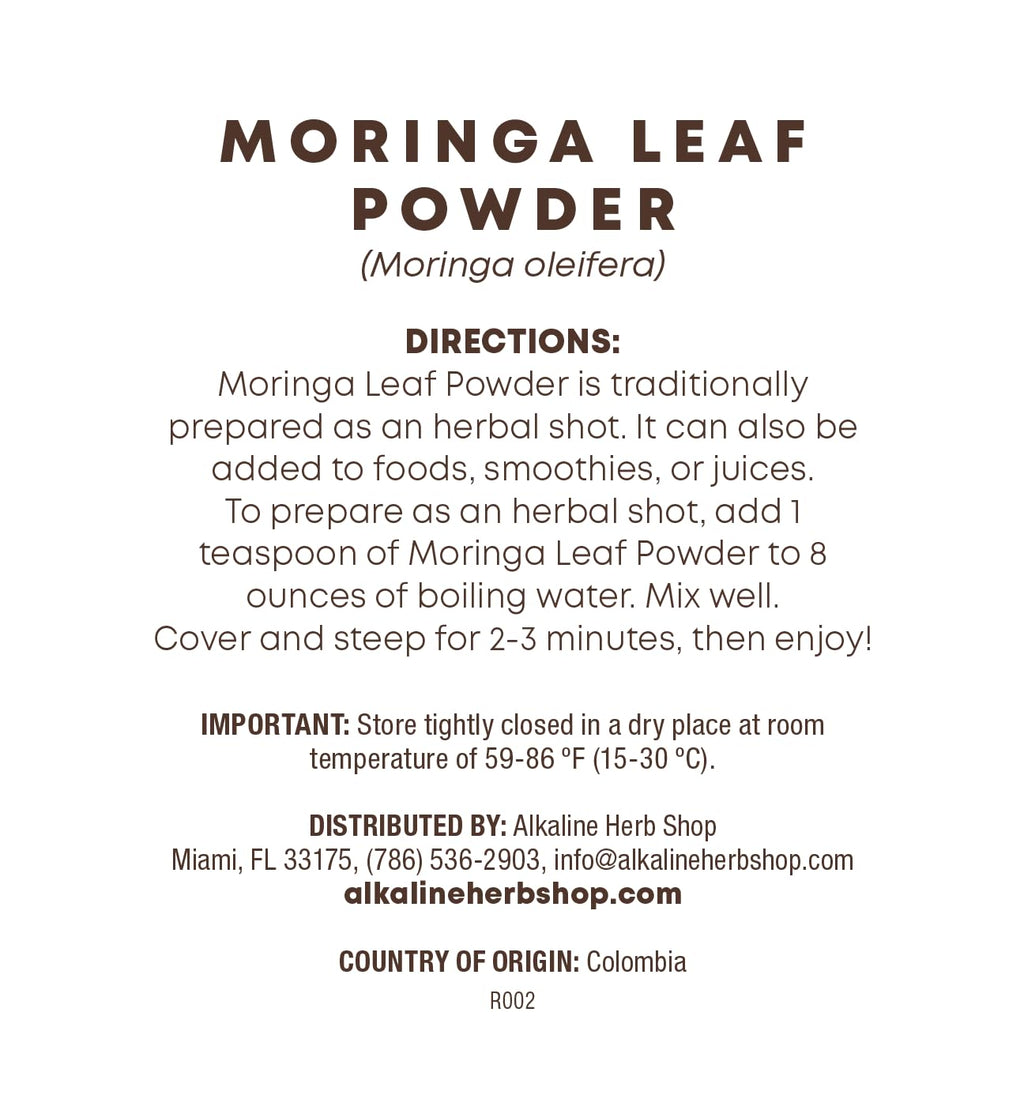 Alkaline Herb Moringa Leaf Powder - 4 oz - image 2