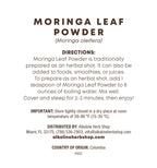 Alkaline Herb Moringa Leaf Powder - 4 oz - image 2