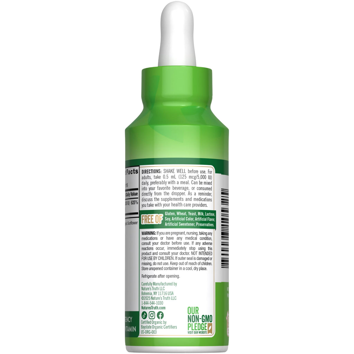 Nature's Truth Vitamin D3 Liquid 5000 IU - 2 fl oz - image 7