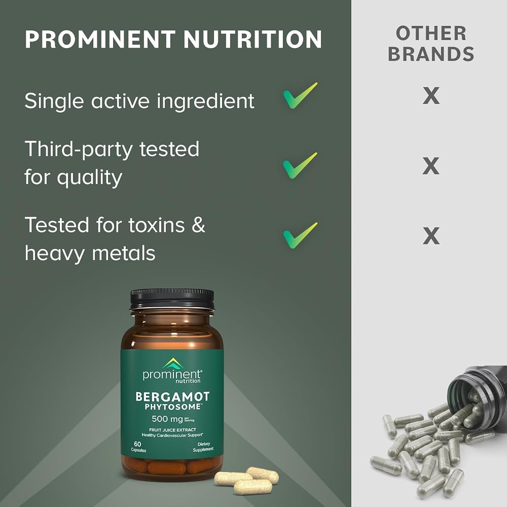 Prominent Nutrition Bergamot Phytosome 500 mg - 60 Capsules - image 7
