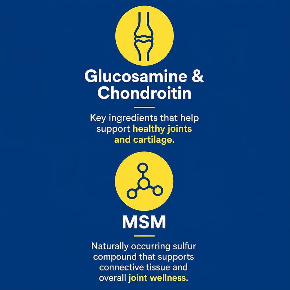 Healthy Joints System Glucosamine Chondroitin MSM - 120 Capsules - image 3