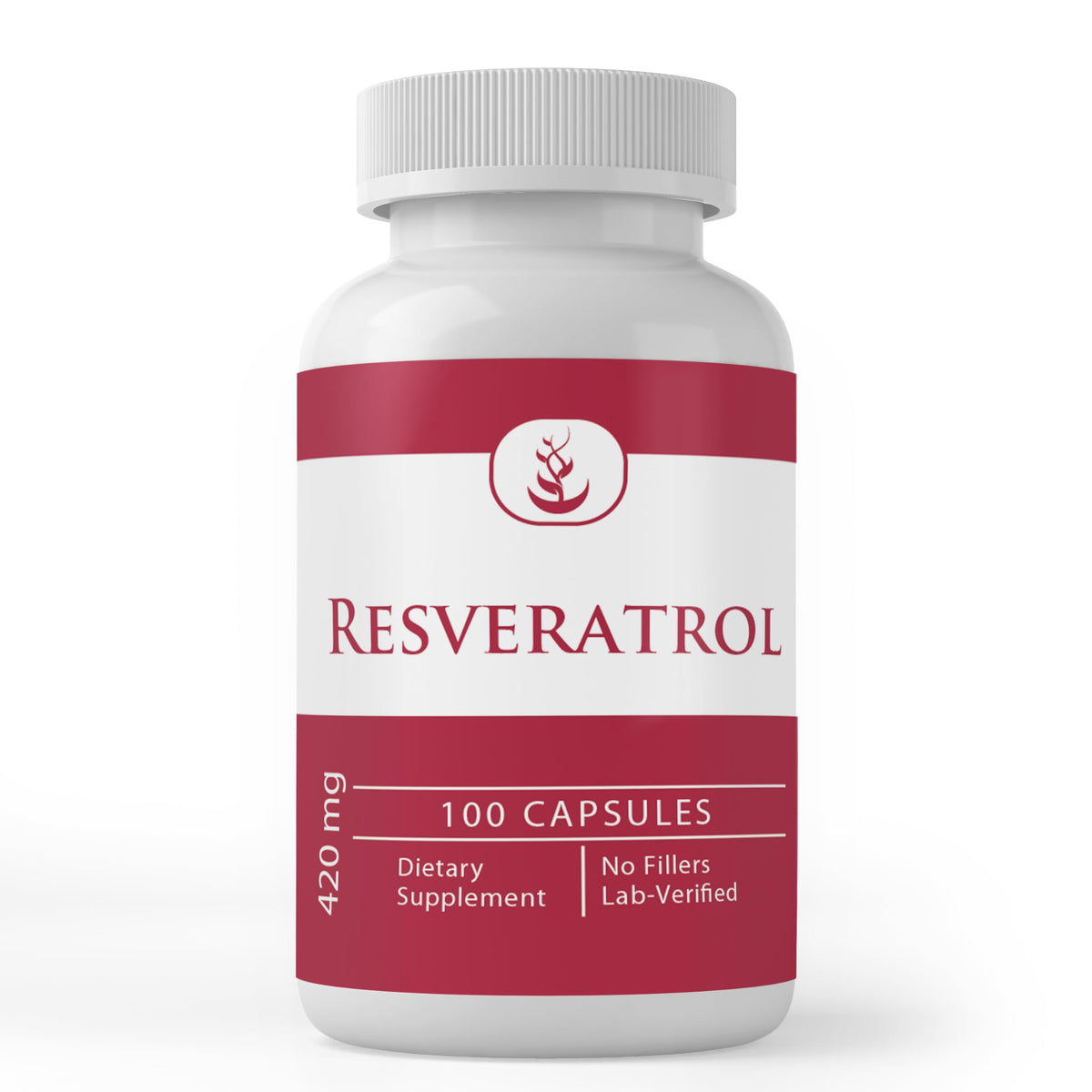 PURE ORIGINAL INGREDIENTS Resveratrol - 100 Capsules