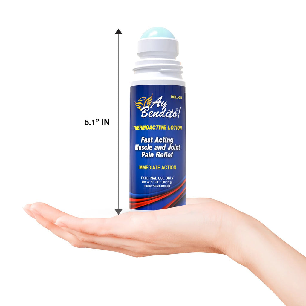 Ay Bendito! Thermoactive Lotion Roll-On for Joints and Muscles - 2 Pack - image 4